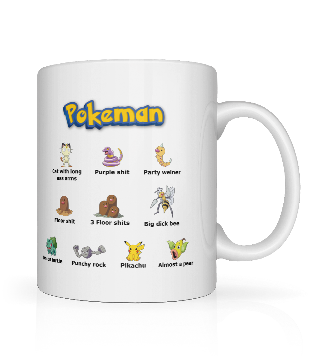 Pokeman Graphic Mug