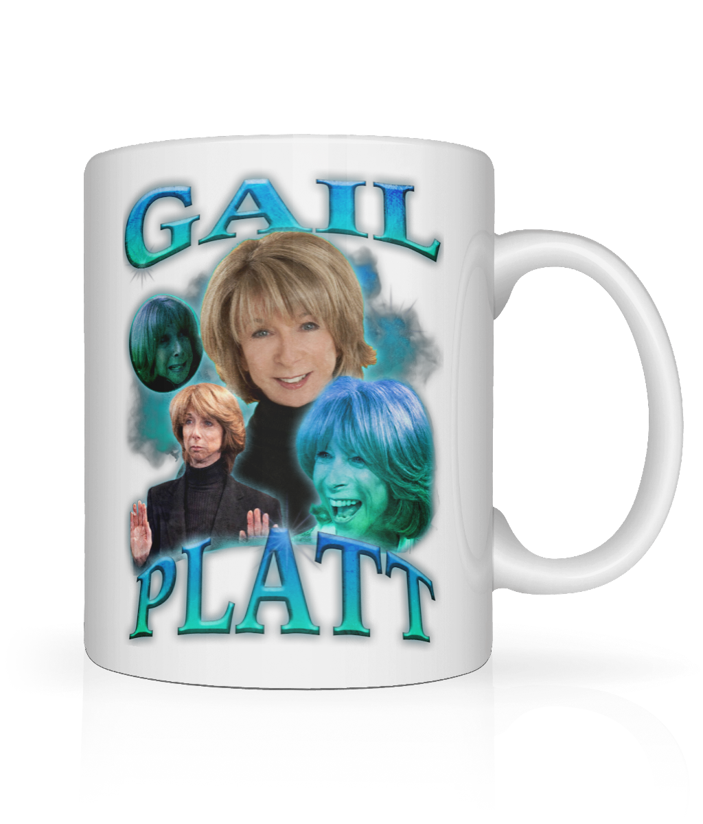 Divorced, Beheaded and Died 90's Montage Mug (Blue)