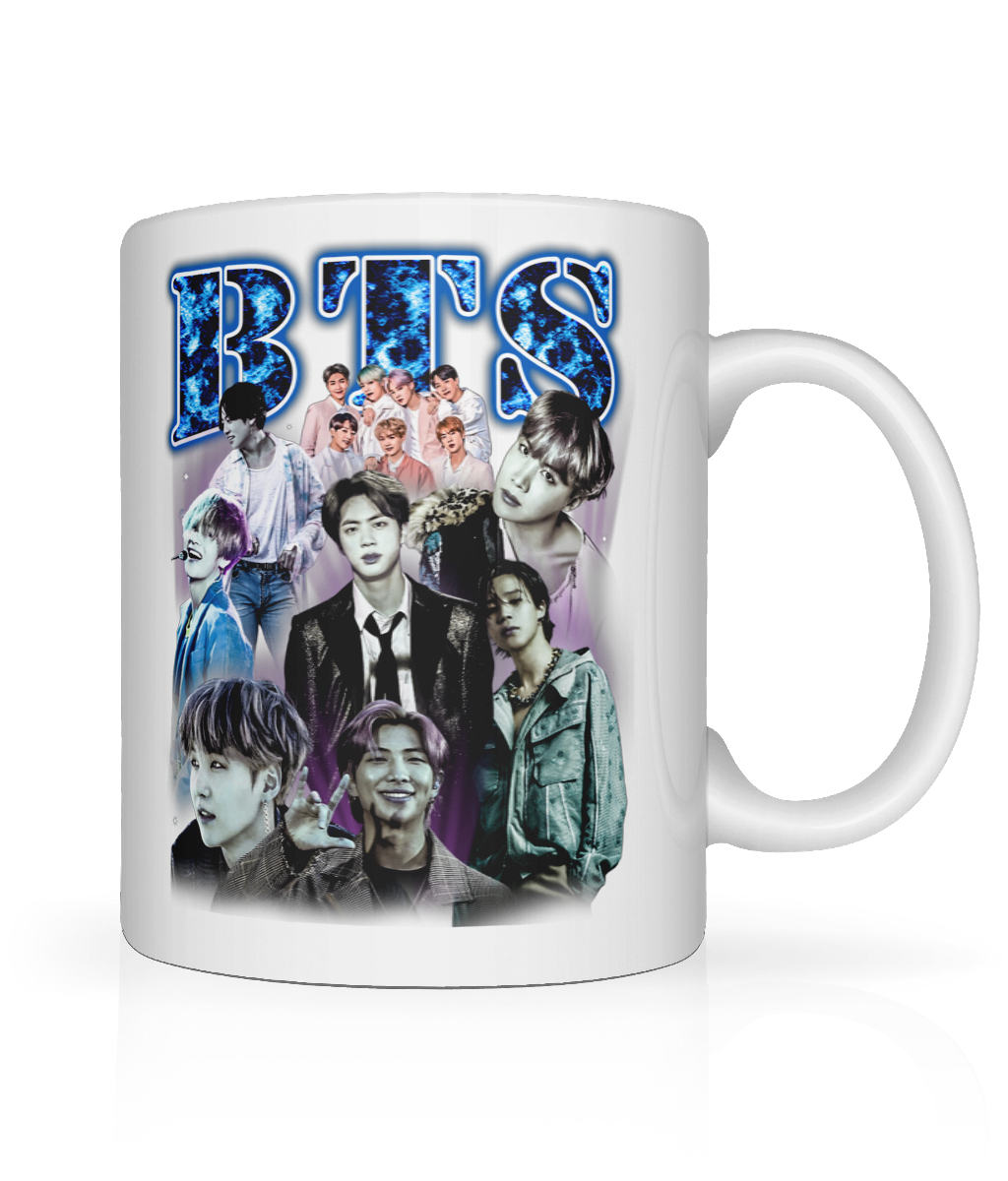 K-Pop Band 90's Montage Mug
