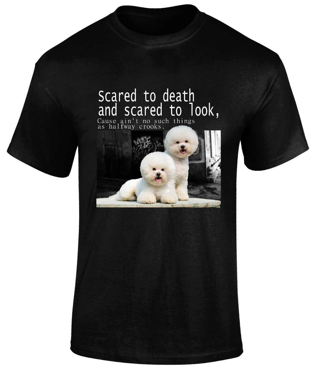 Scared to Death and Scared to Look Graphic Tee