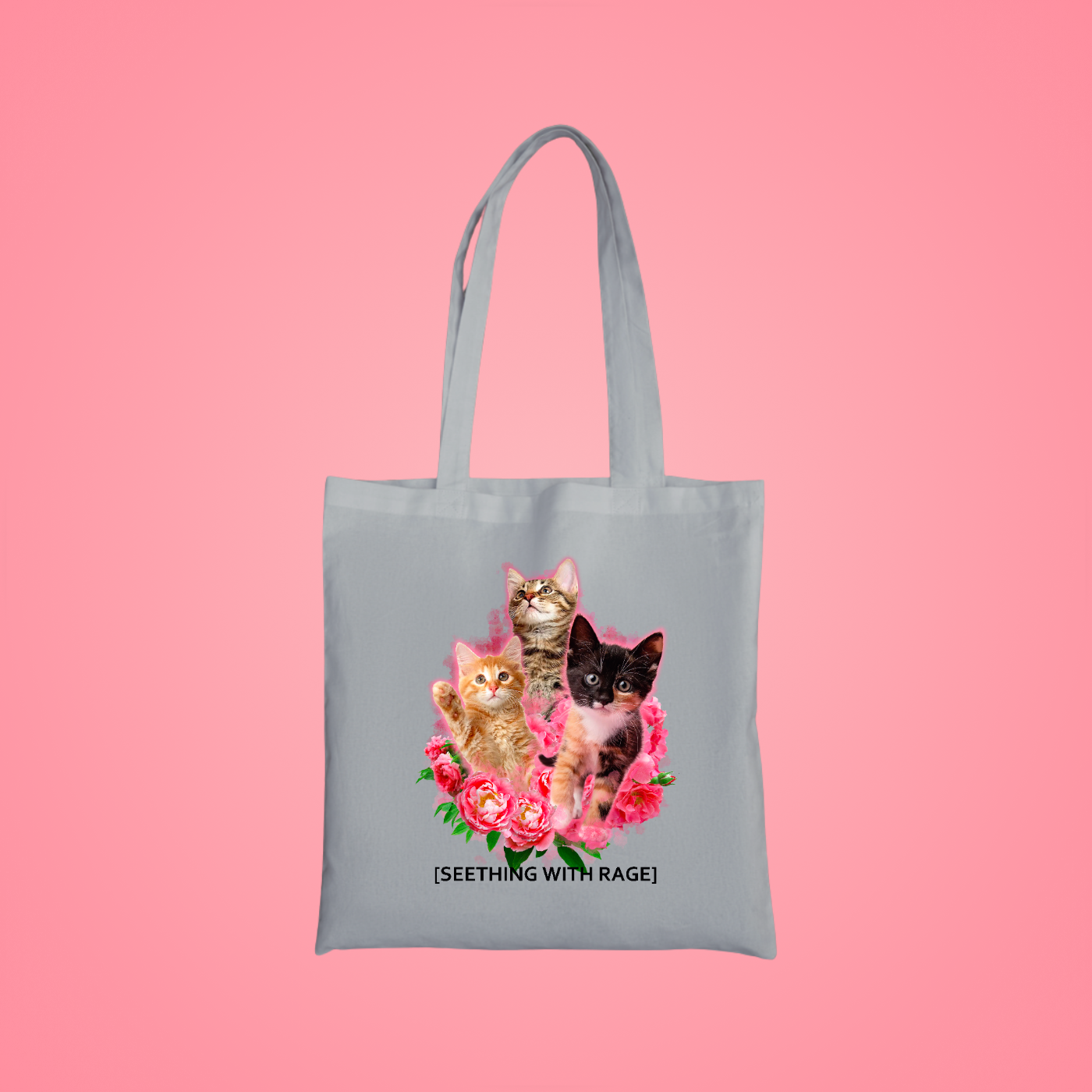 Seething With Rage Graphic Tote Bag