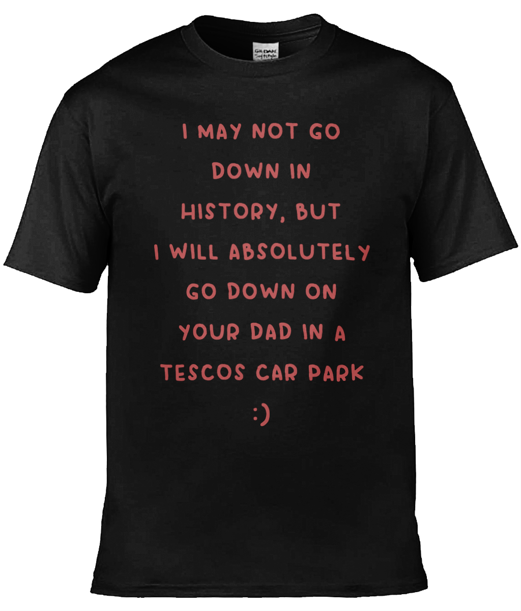 Tescos Car Park Text Tee