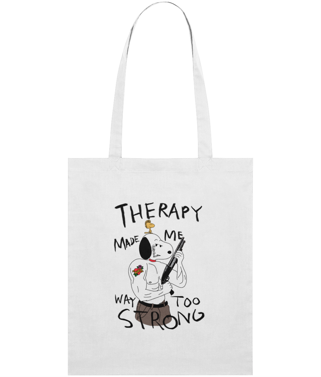 Therapy Graphic Tote Bag