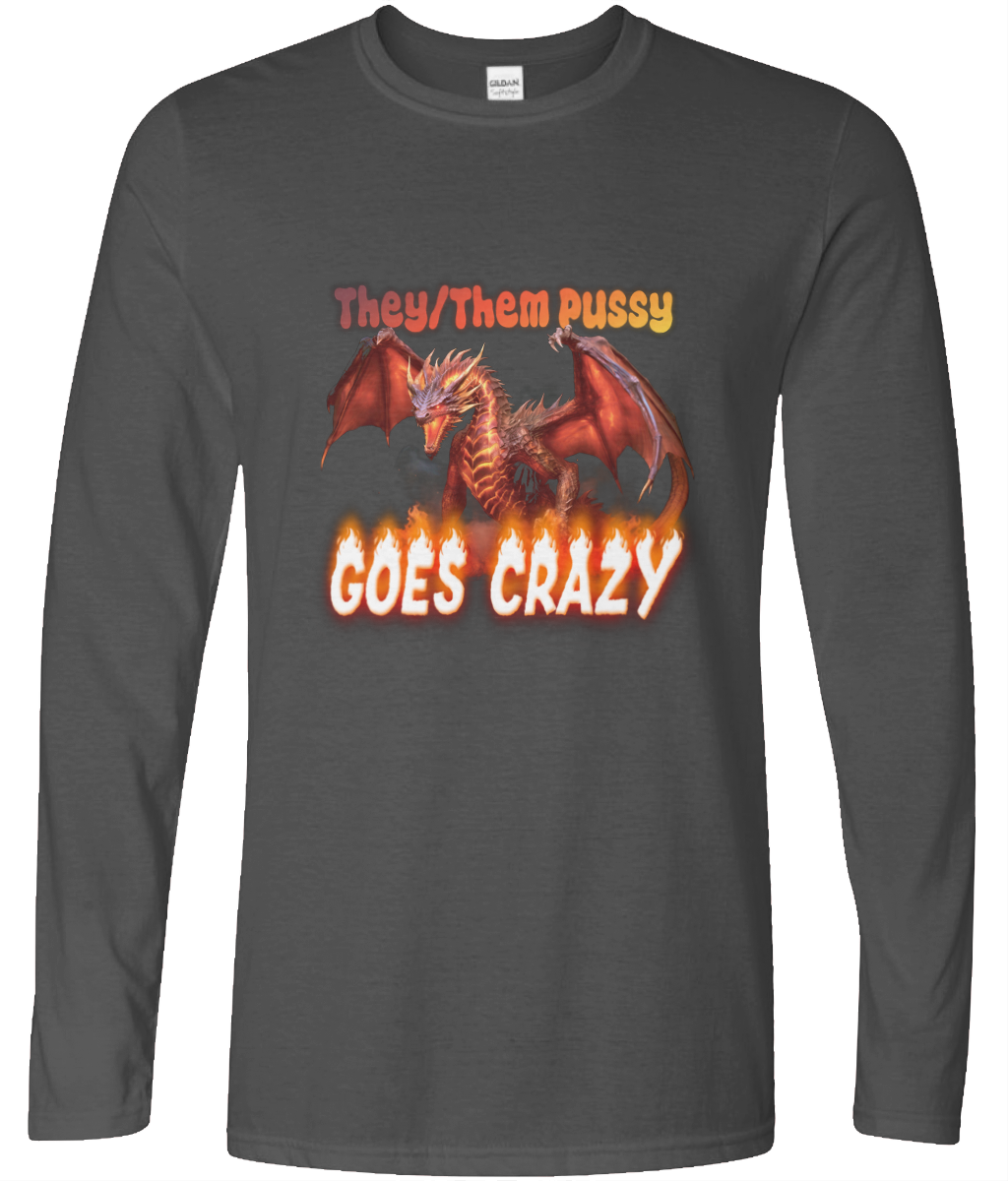 They Them Pussy Long Sleeve Graphic Tee