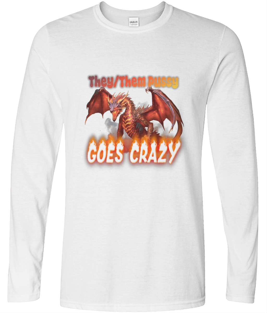 They Them Pussy Long Sleeve Graphic Tee