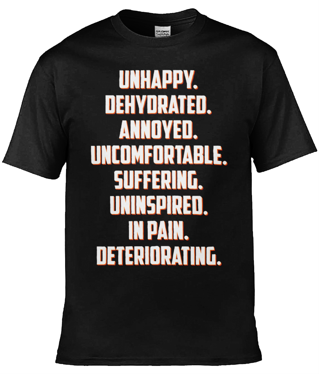 Unhappy Text Tee