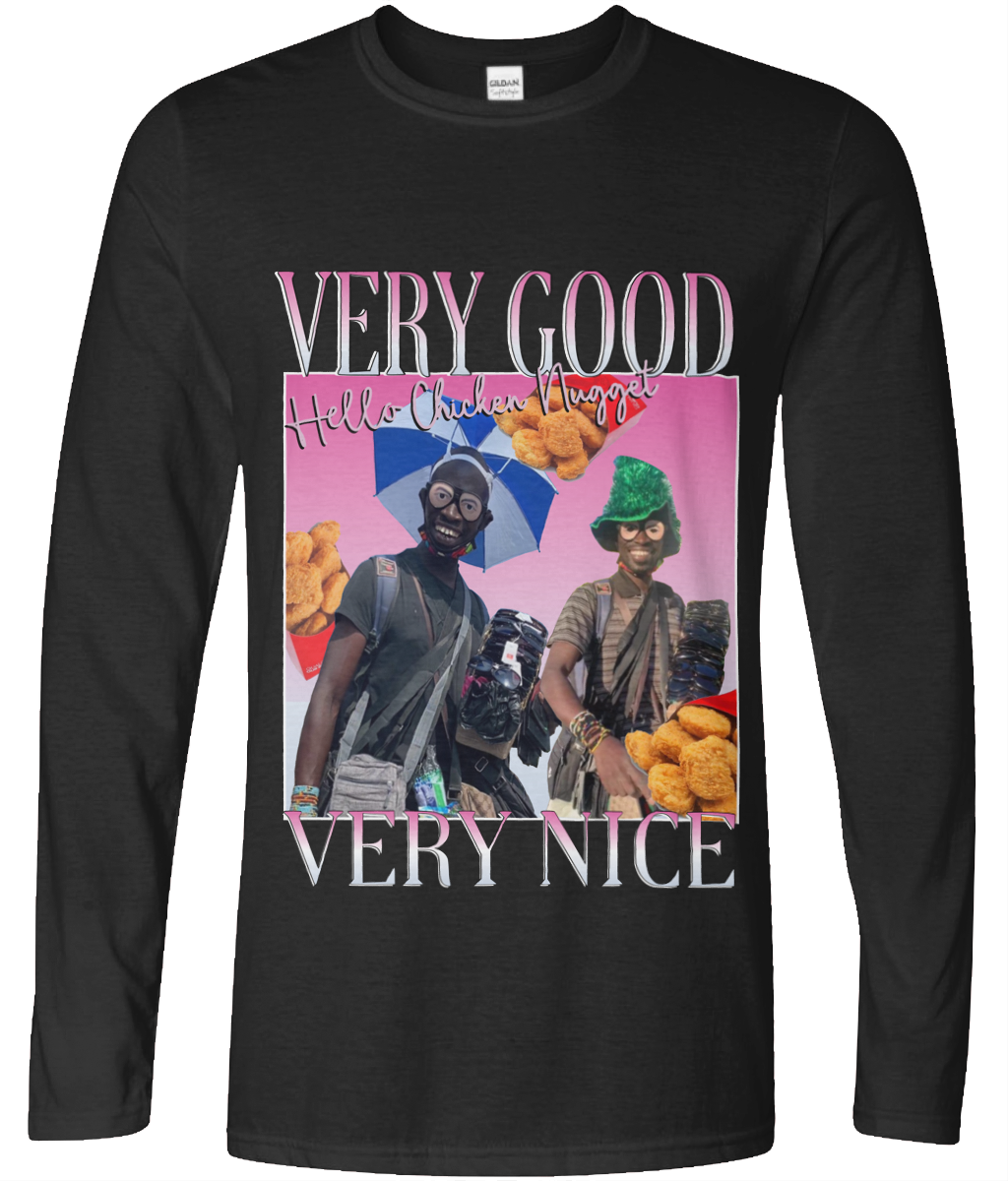 Very Good Very Nice Long Sleeve 90's Montage Tee