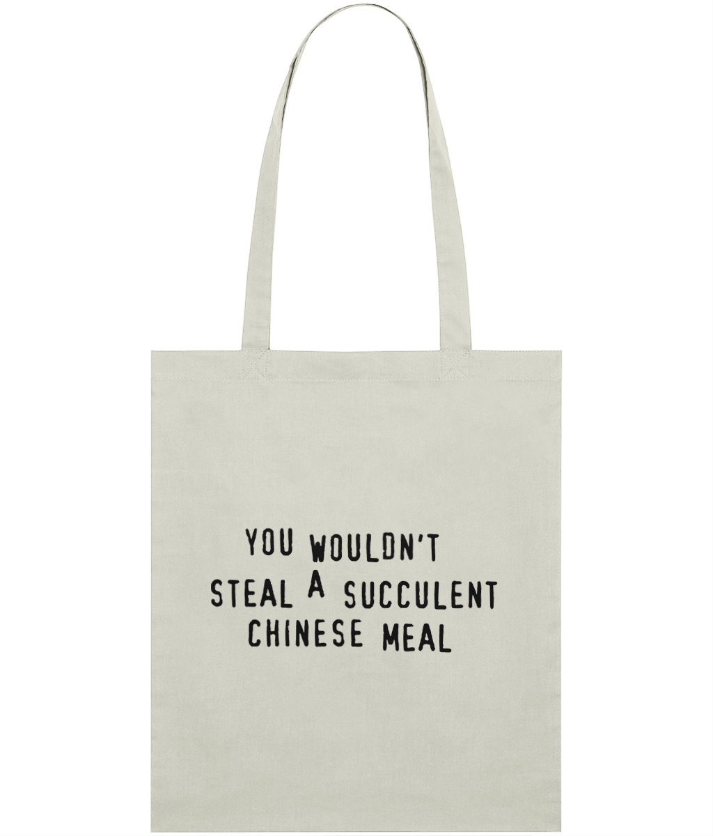 Chinese Meal Text Tote Bag