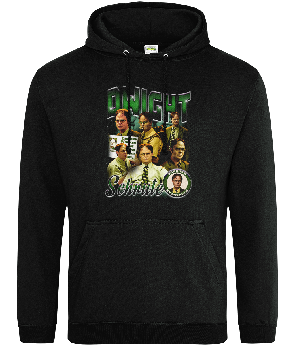 Office Worker 90's Montage Hoodie (Green)