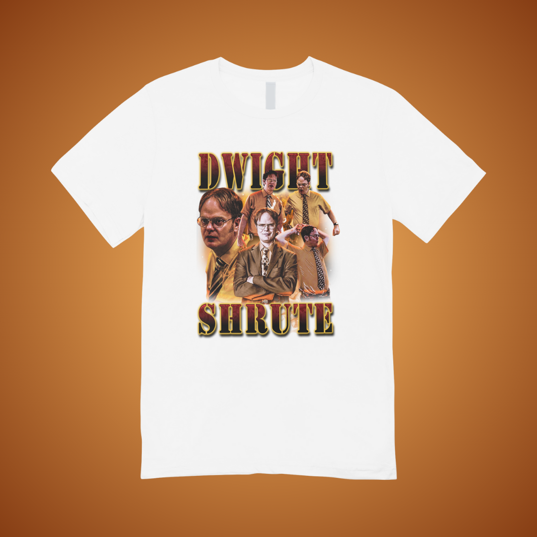 Office Worker 90's Montage Tee (Orange)