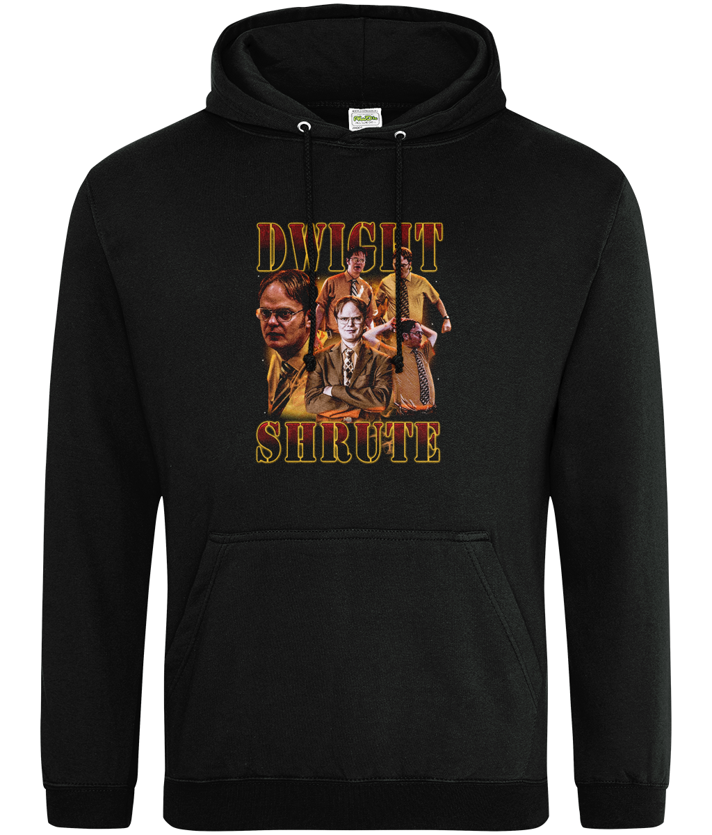 Office Worker 90's Montage Hoodie (Orange)