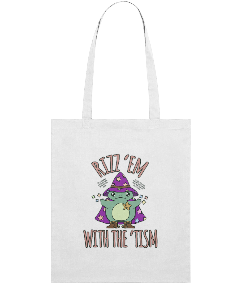 Rizz Em Graphic Tote Bag