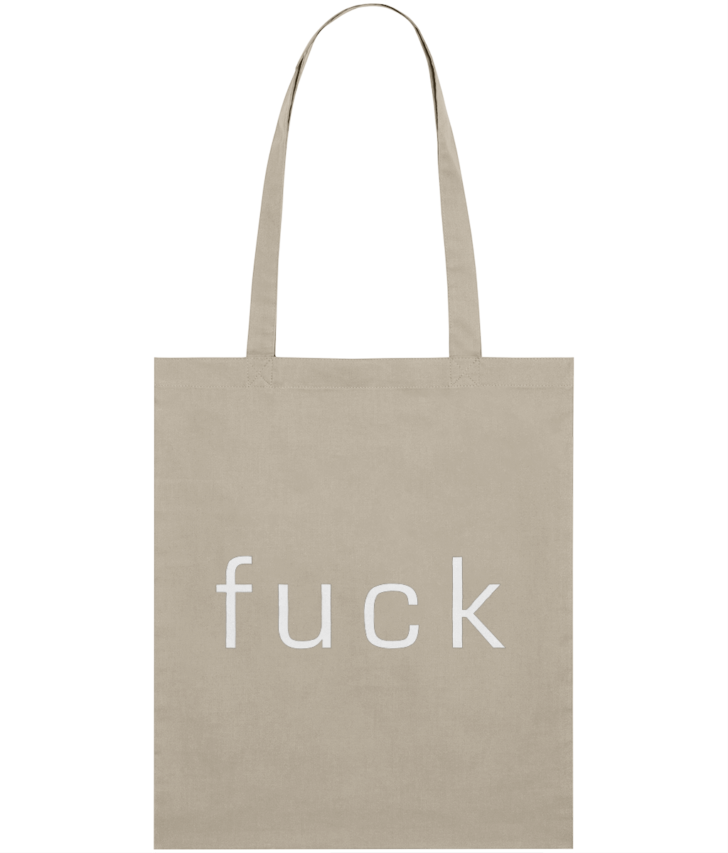 Fuck Text Tote Bag
