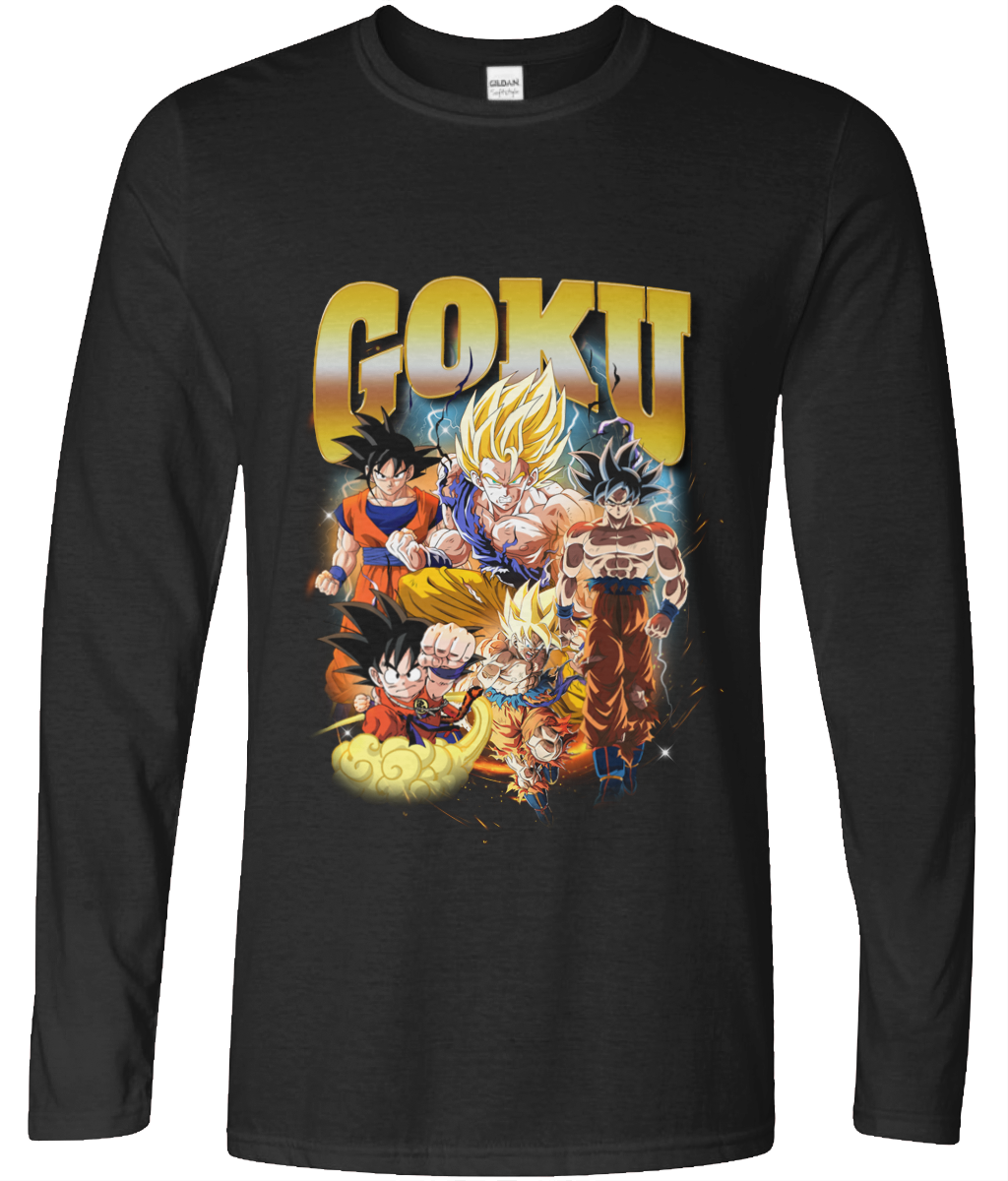 Goku Long Sleeve 90's Montage Tee