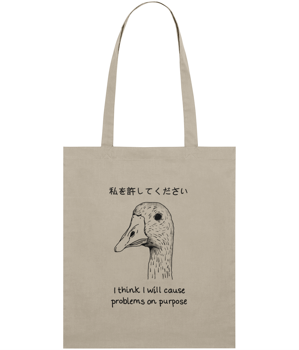 I Will Cause Problems Graphic Tote Bag
