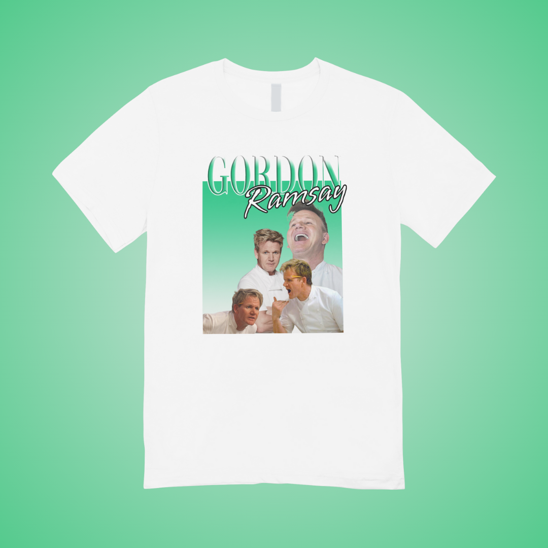 Shouty Food Man 90's Montage Tee