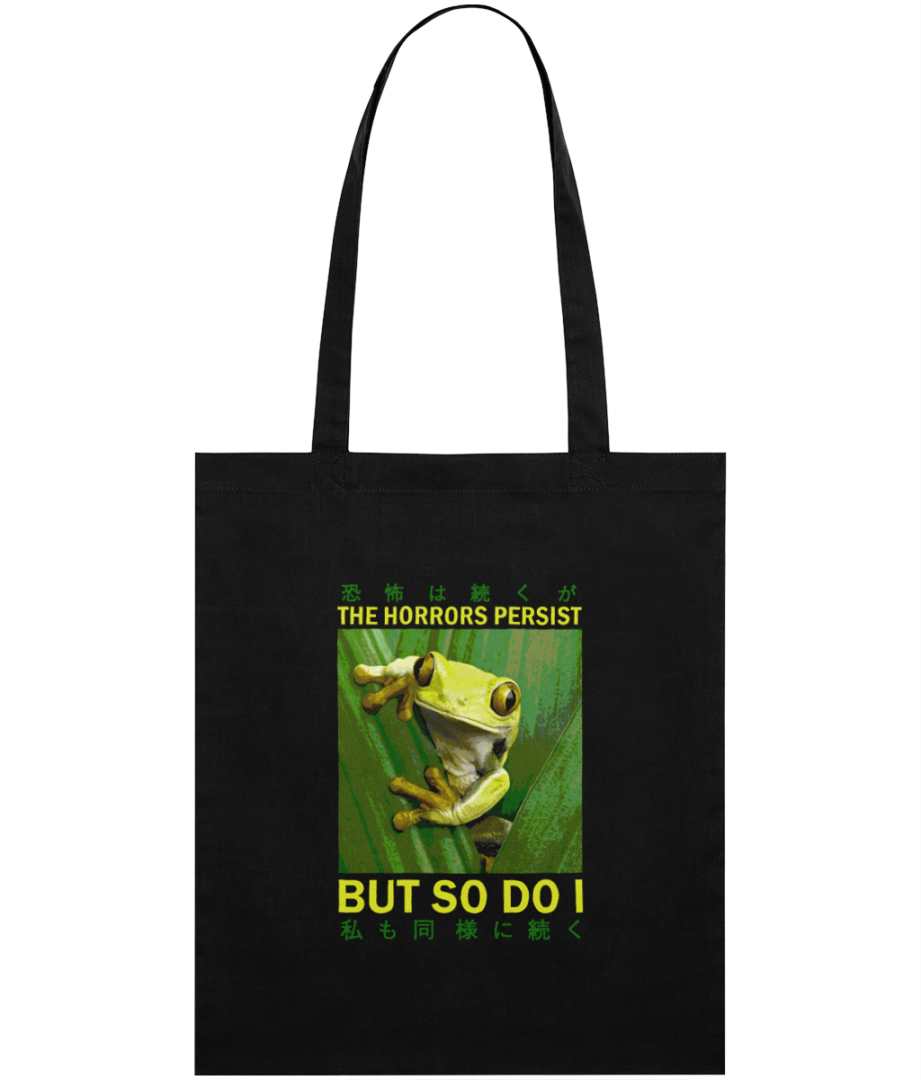 The Horros Persist Graphic Tote Bag