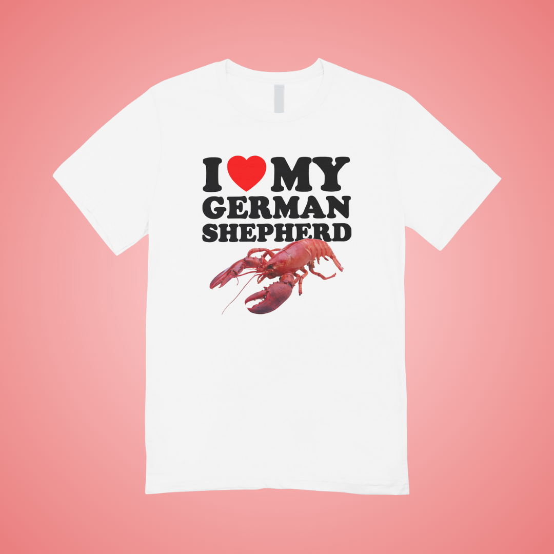 I Love My German Shepherd Graphic Tee