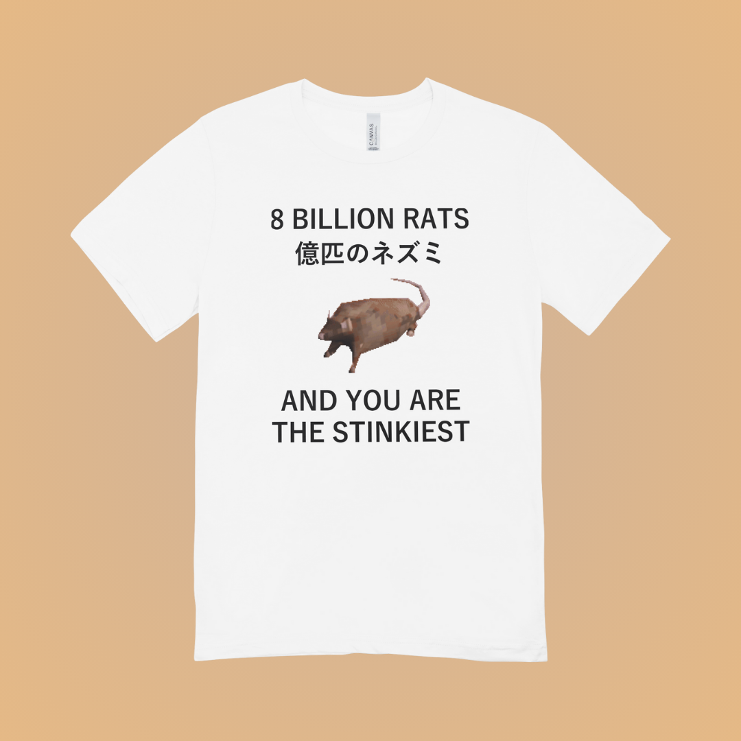 8 Billion Rats Graphic Tee