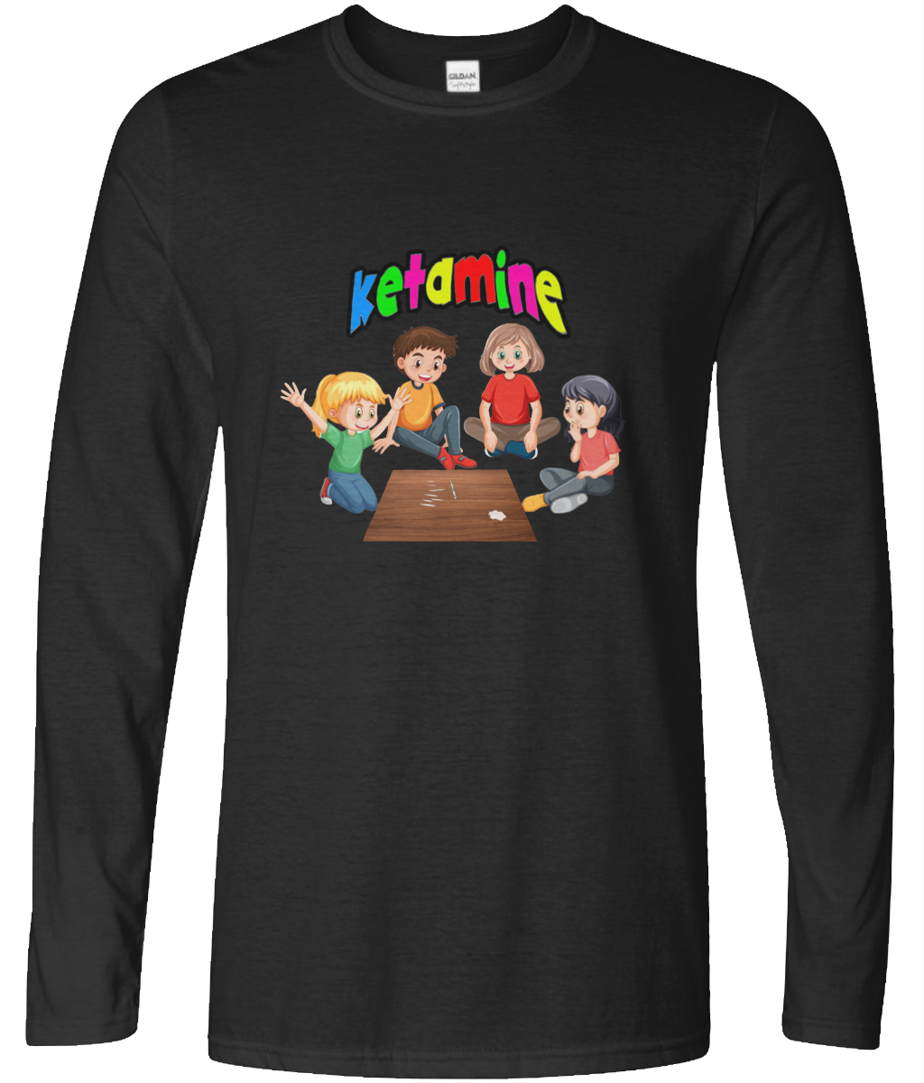 Ketamine Long Sleeve Graphic Tee