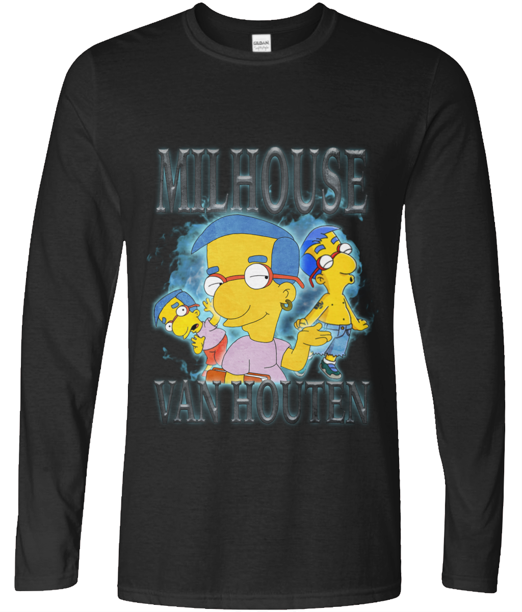 Nerd Boy Long Sleeve 90's Montage Tee