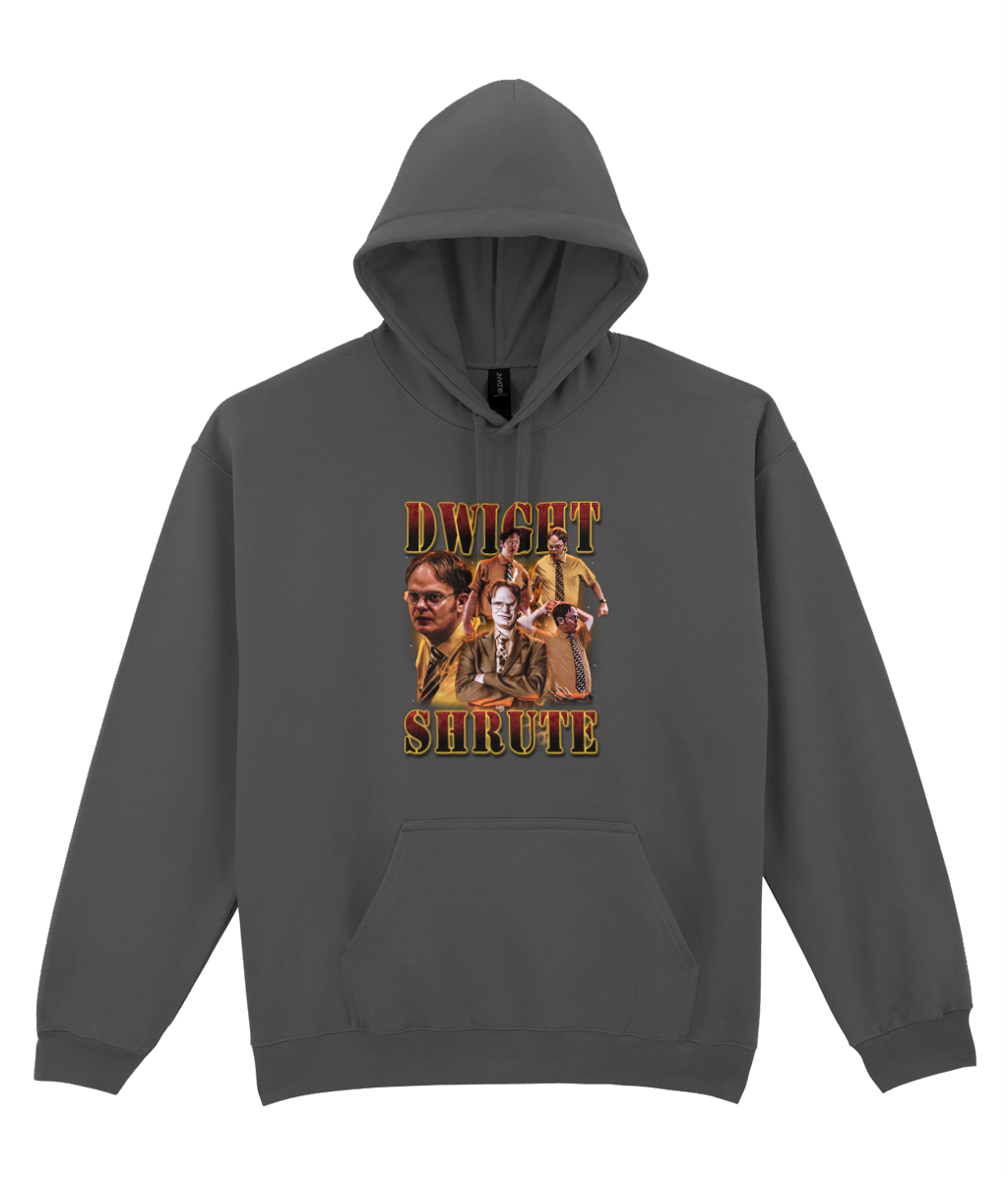 Office Worker 90's Montage Hoodie (Orange)