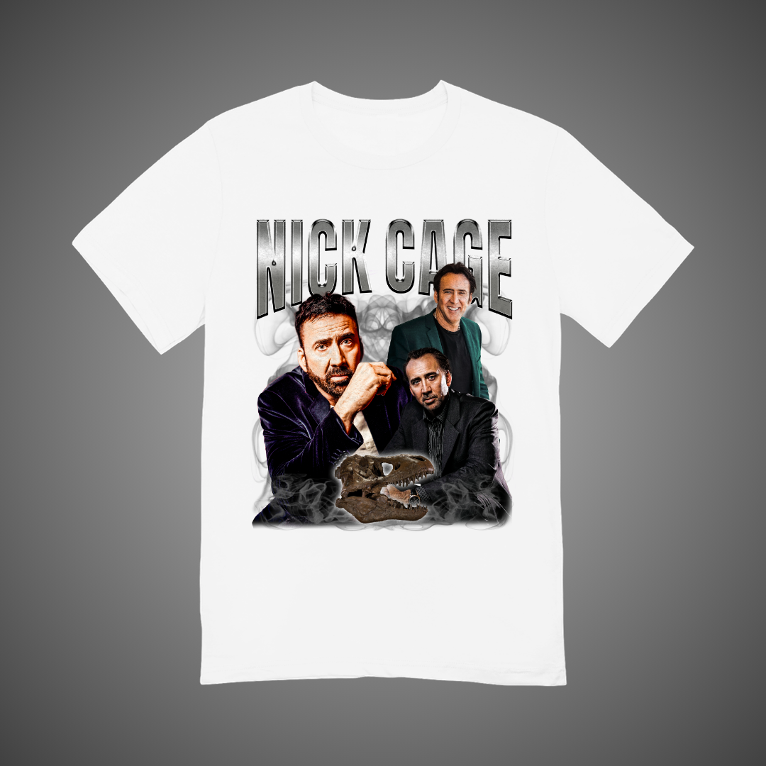 "Put the bunny back in the box." 90's Montage Tee