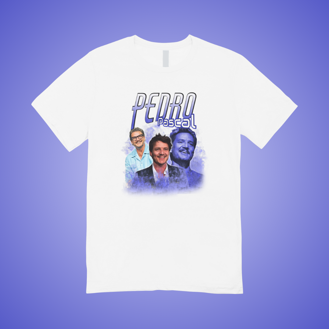 Save a Horse Ride a Cowboy 90's Montage Tee (in blue flavour)