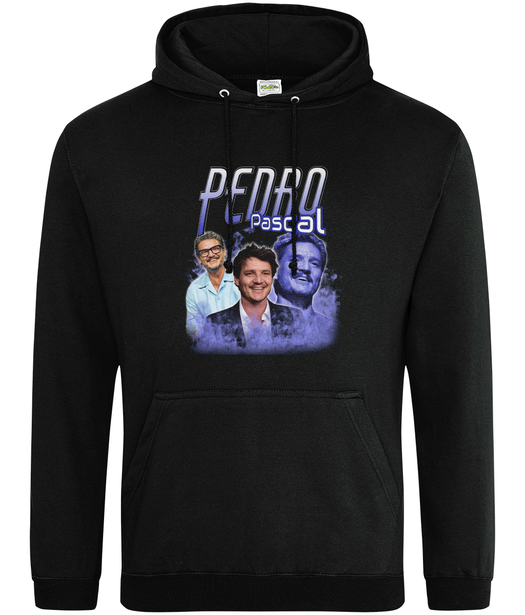 Save a Horse Ride a Cowboy 90's Montage Hoodie (in blue flavour)