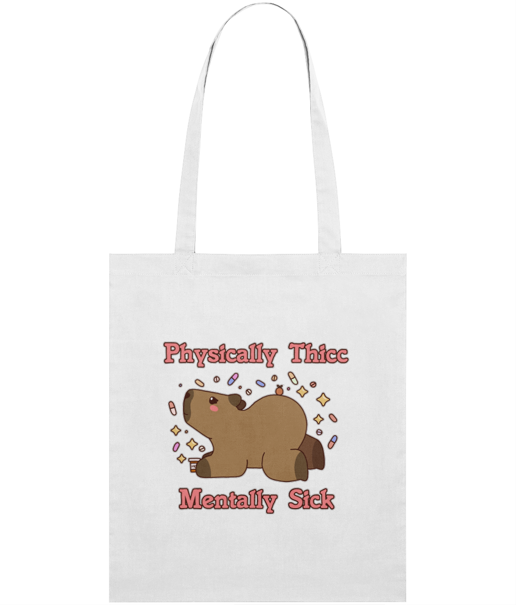 Physically Thicc Graphic Tote Bag
