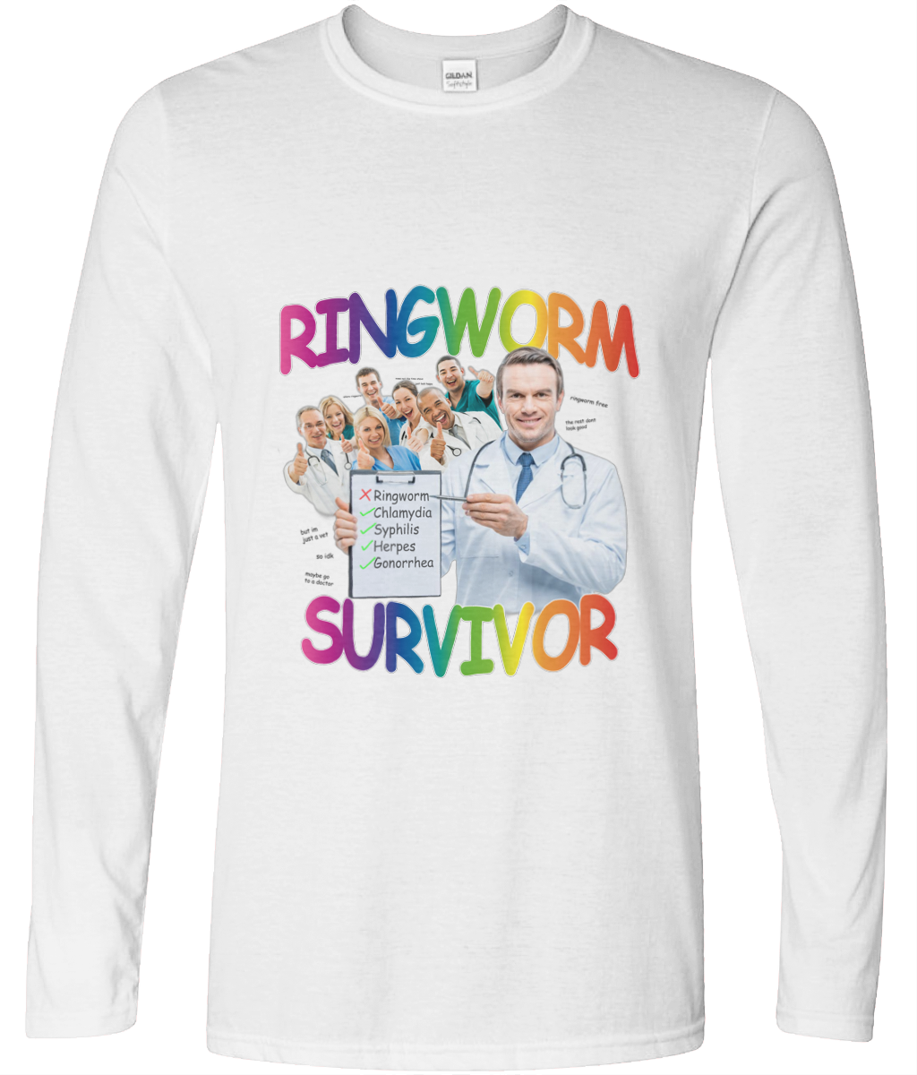 Ringworm Survivor Long Sleeve Graphic Tee