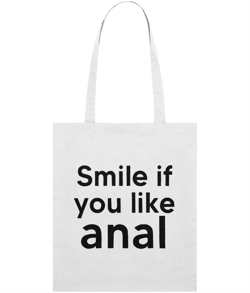 Smile if You Like Anal Text Tote Bag
