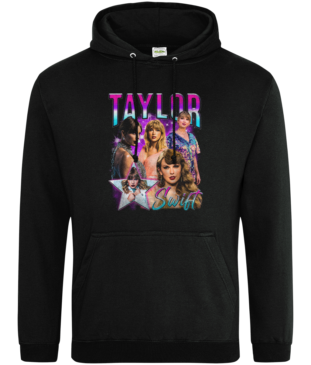 She used to be a Country Singer 90's Montage Hoodie