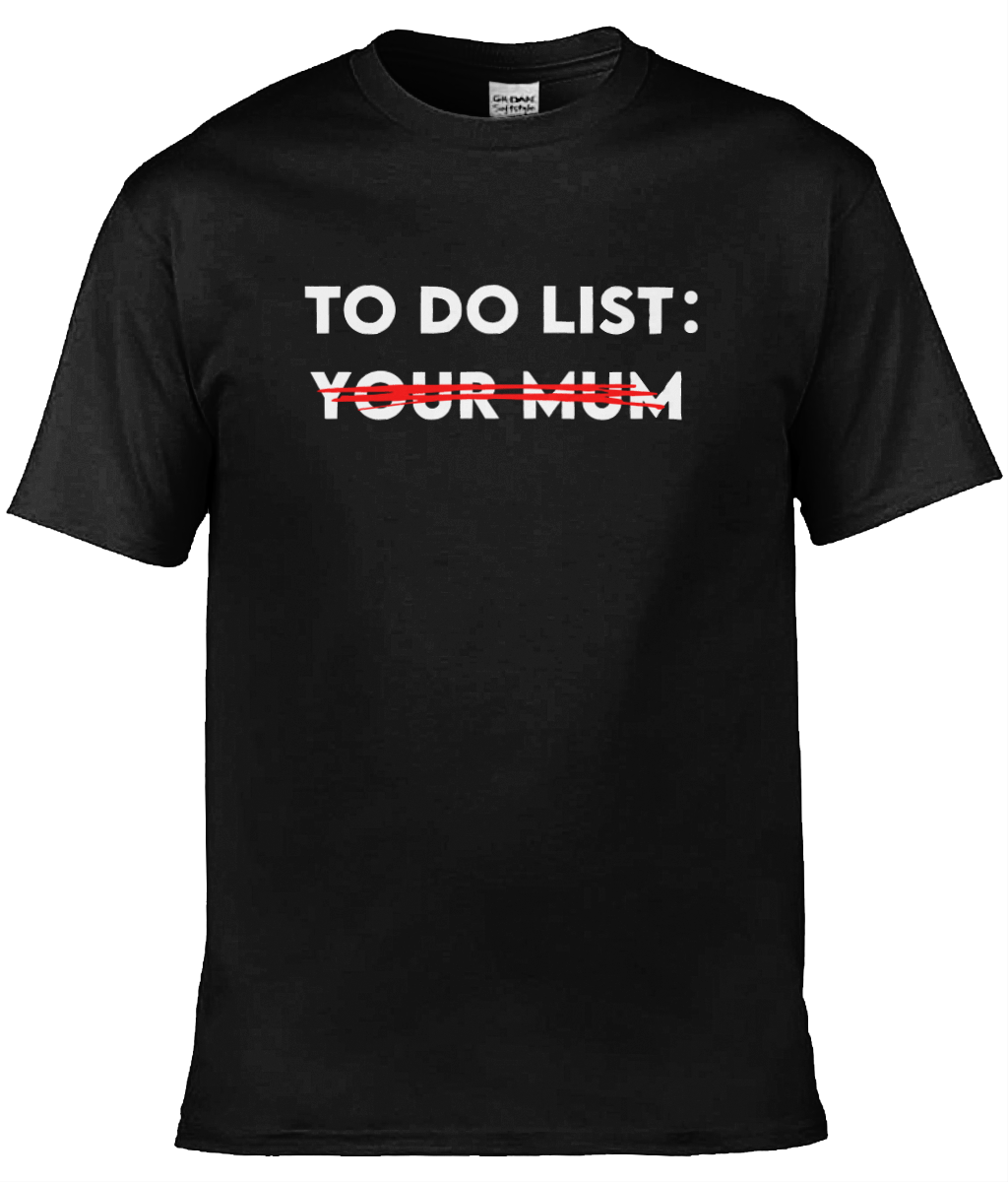 To Do List Text Tee