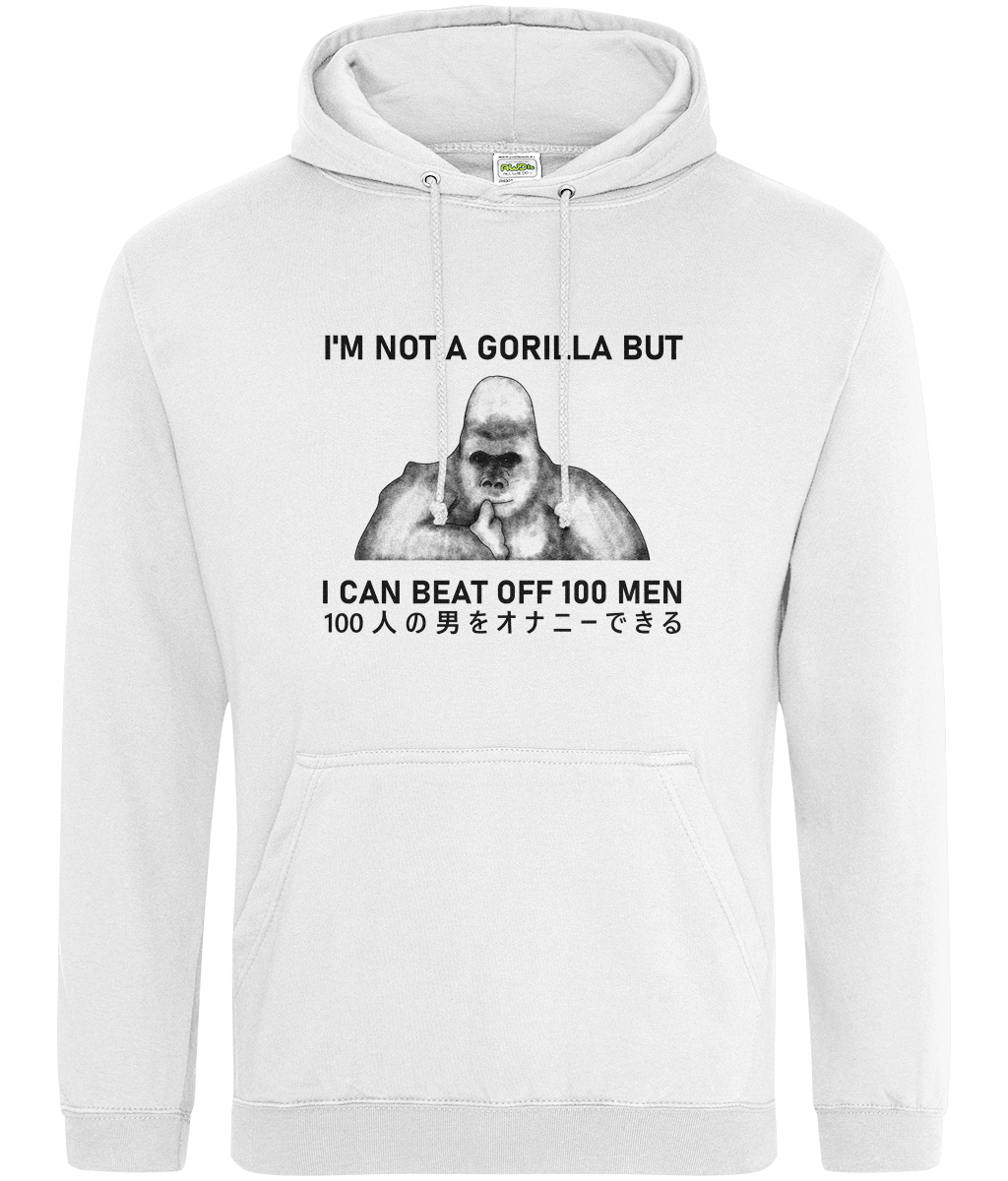 I Can Beat Off 100 Men Graphic Hoodie