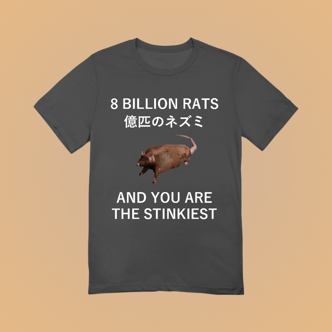 8 Billion Rats Graphic Tee