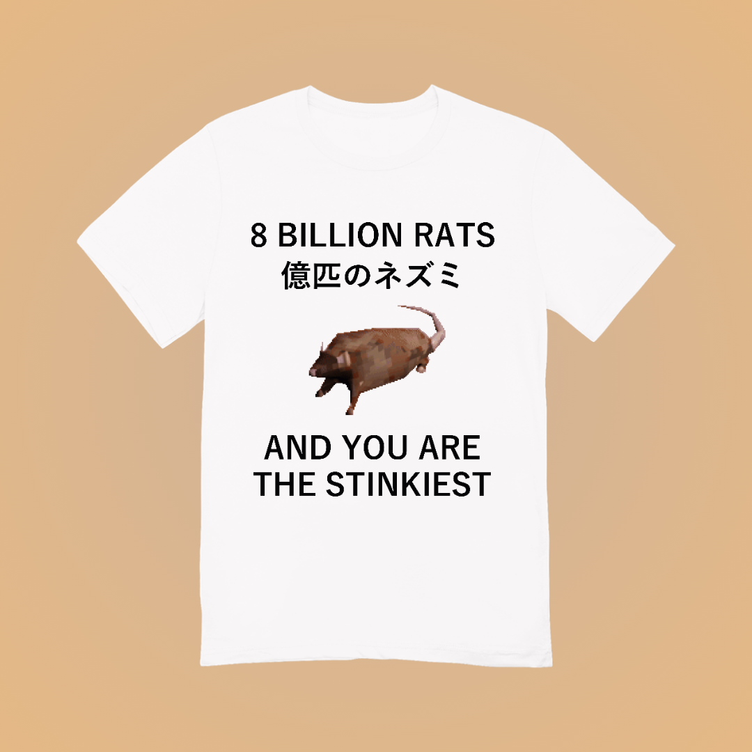 8 Billion Rats Graphic Tee