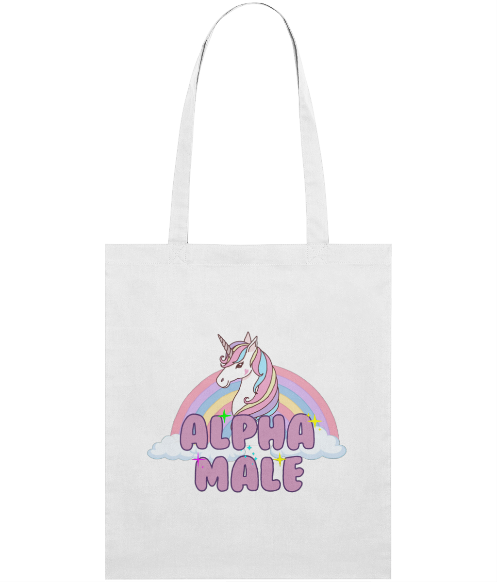 Alpha Male Graphic Tote Bag