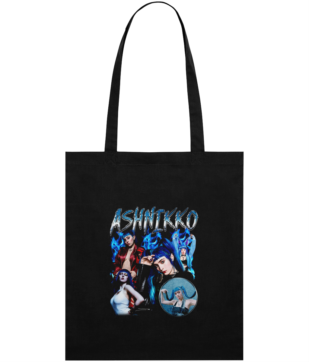 Blue Haired Rapper 90's Montage Tote Bag