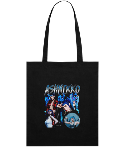 Blue Haired Rapper 90's Montage Tote Bag