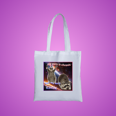 My Pain is Chronic Graphic Tote Bag