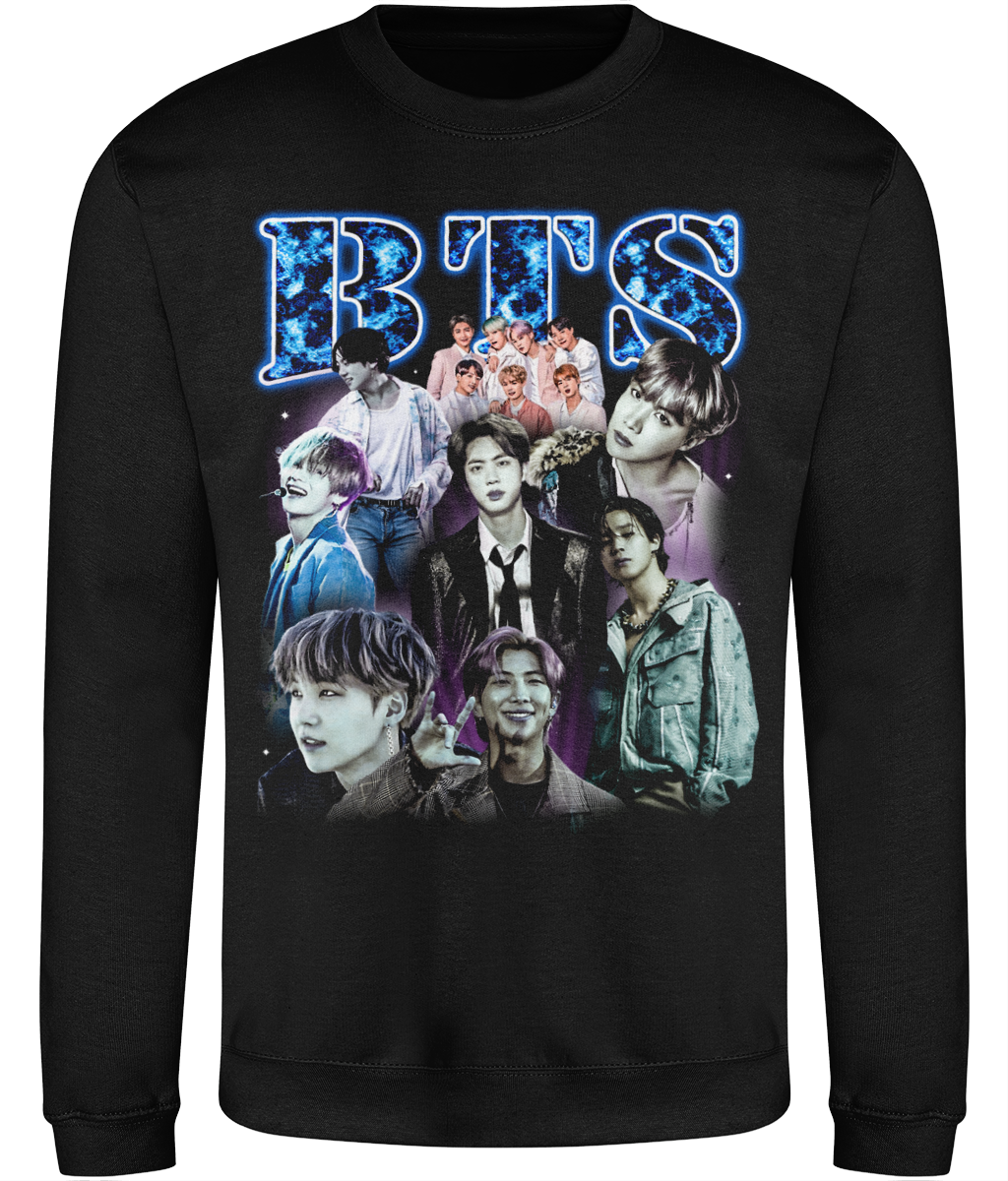 K-Pop Band 90's Montage Sweatshirt