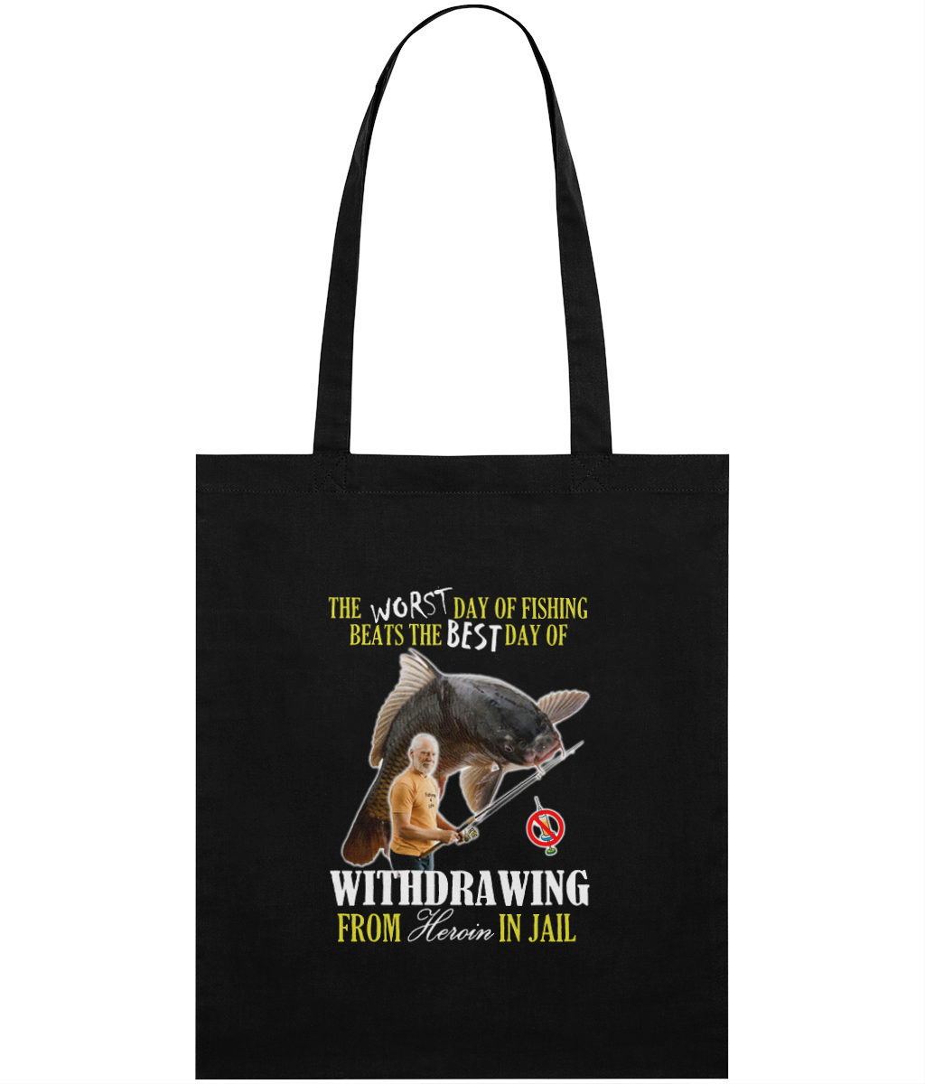 Worst Day of Fishing Graphic Tote Bag