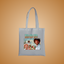 Happy Little Trees 90's Montage Tote Bag