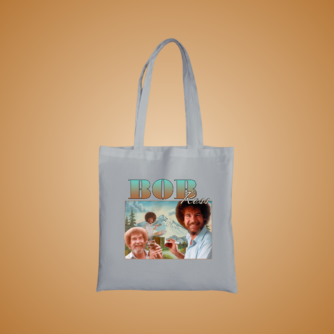 Happy Little Trees 90's Montage Tote Bag