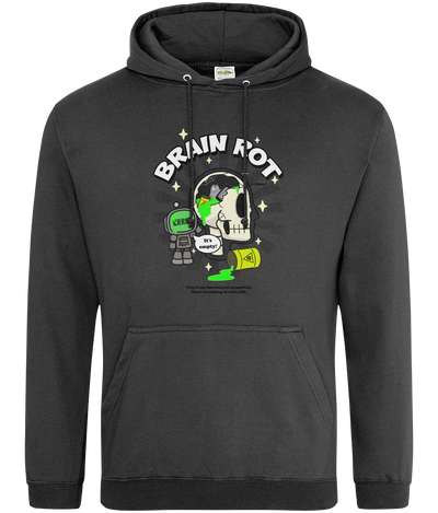 Brain Rot Graphic Hoodie