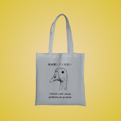 I Will Cause Problems Graphic Tote Bag