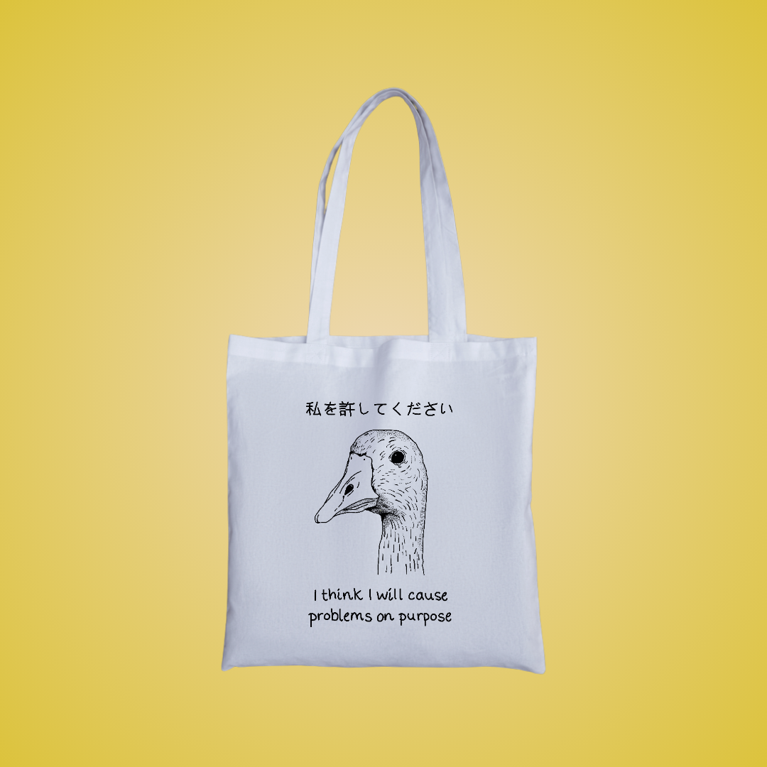 I Will Cause Problems Graphic Tote Bag