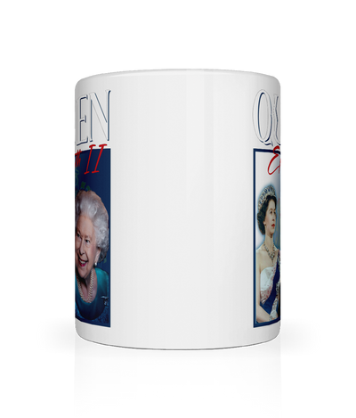 There is no Queen of England 90's Montage Mug