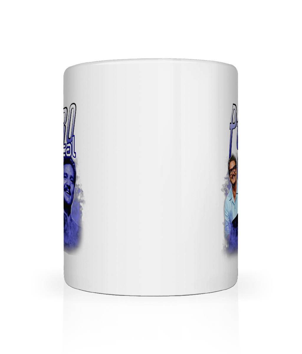 Save a Horse Ride a Cowboy 90's Montage Mug (in blue flavour)